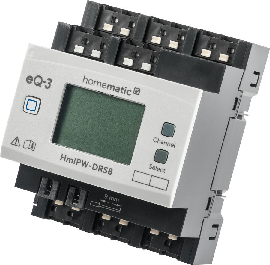 Homematic IP Wired Starter Set Licht - 1x HmIP-CCU3, 1x HmIPW-DRAP, 1x Netzteil, 4x HmIPW-WRC6, 2x HmIPW-DRS8